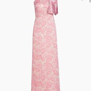 Sachin + Babi Pink Floral One-Shoulder Dress